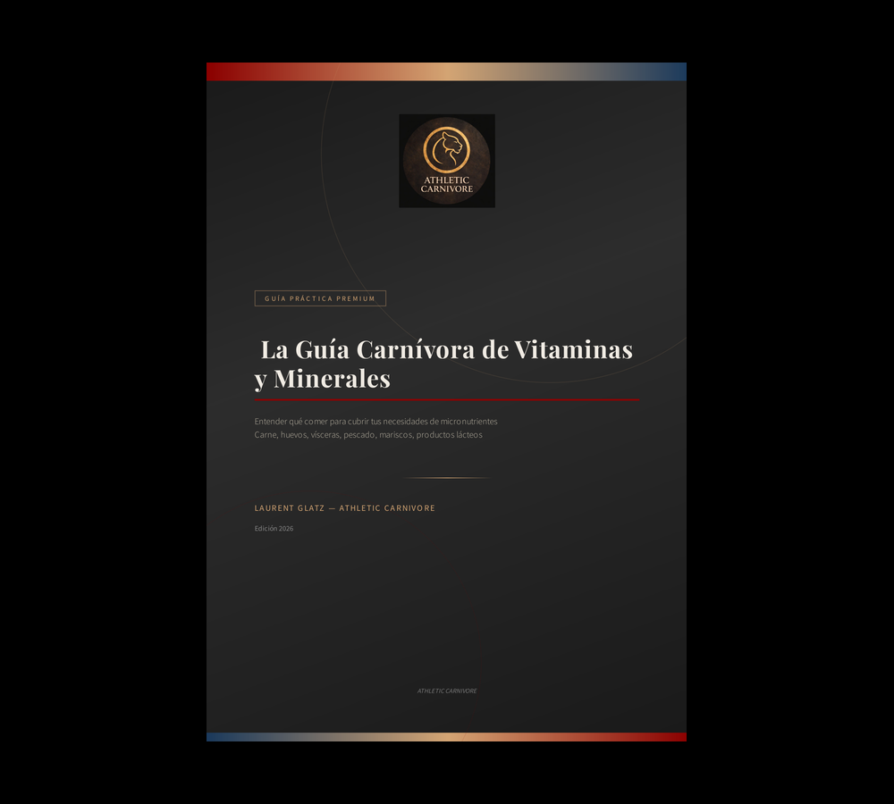 Portada de La Guía Carnívora de Vitaminas y Minerales
