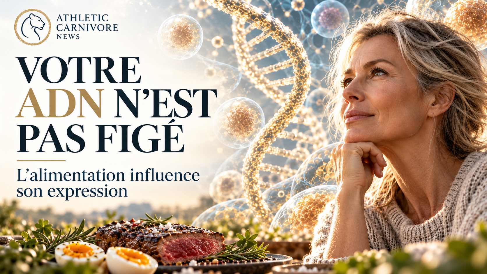 ADN, alimentation et épigénétique : comprendre l’impact de la nutrition carnivore