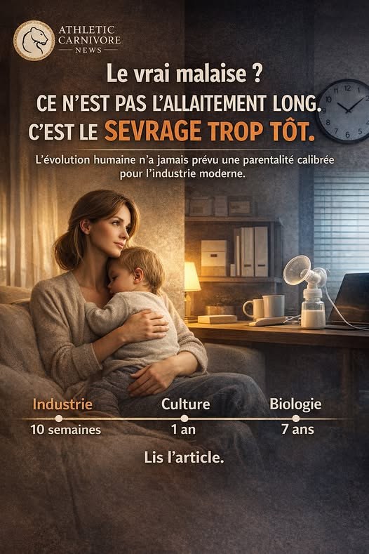 Allaitement long : et si l’anomalie moderne était le sevrage précoce ?