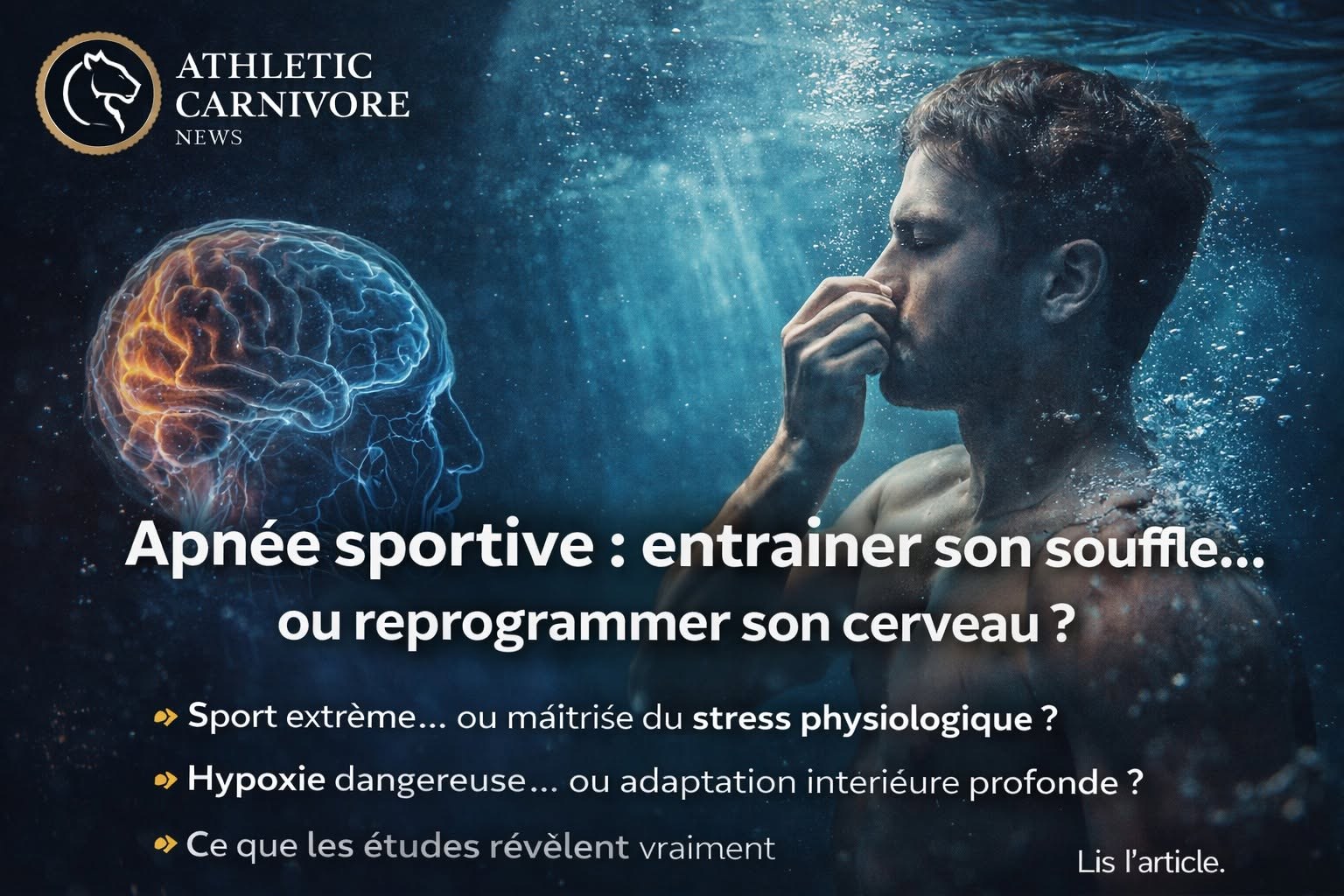 Apnée sportive : entraîner son souffle… ou reprogrammer son cerveau ?
