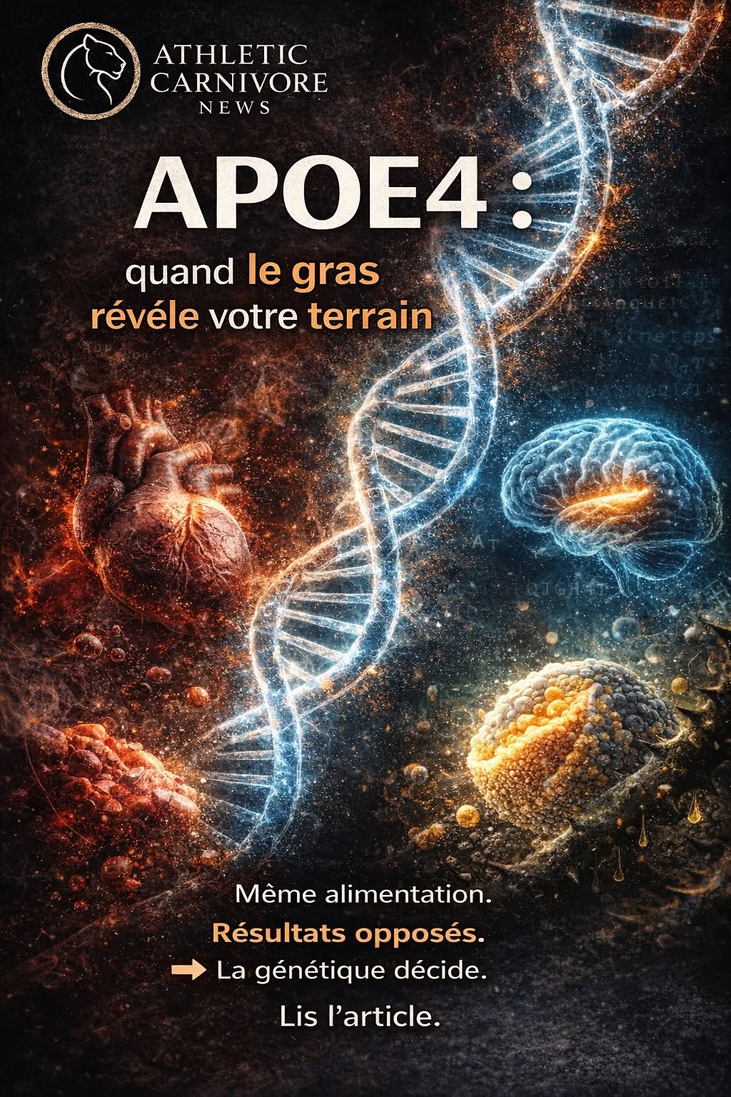 Apport en graisses animales et gènes du cholestérol : danger ou rédemption ?
