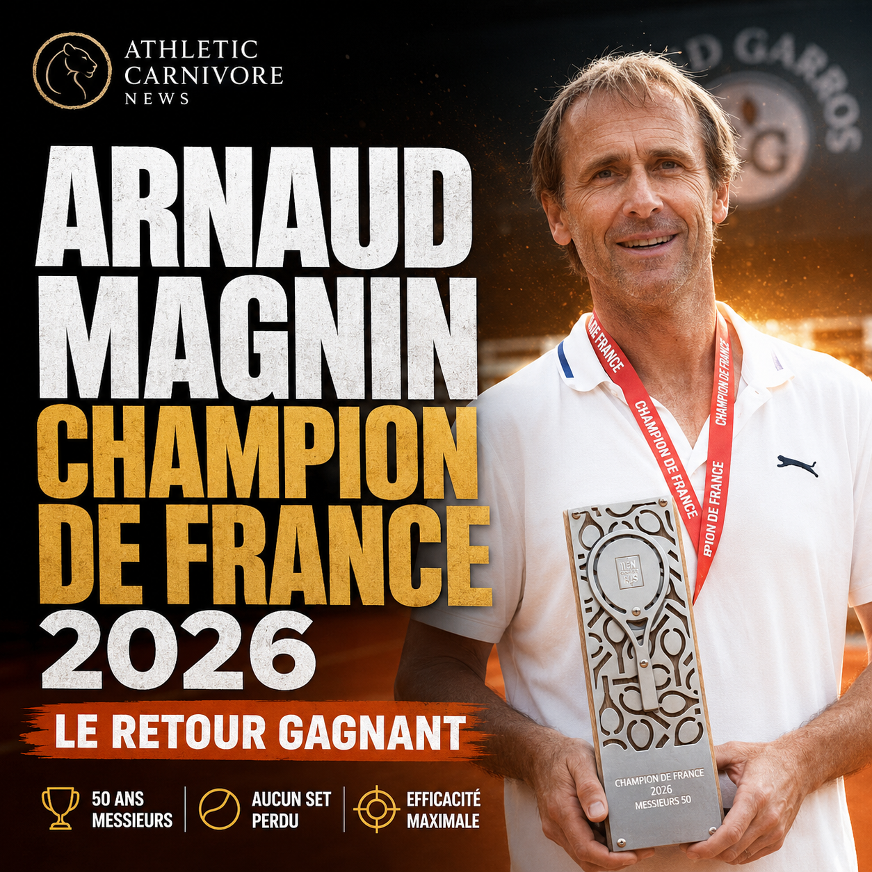 Arnaud Magnin : un retour gagnant à 50 ans, un exemple de performance durable