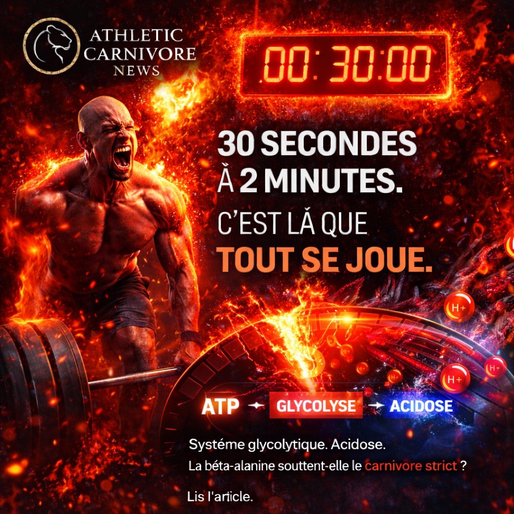 Bêta-alanine : le complément obligé du carnivore explosif ?