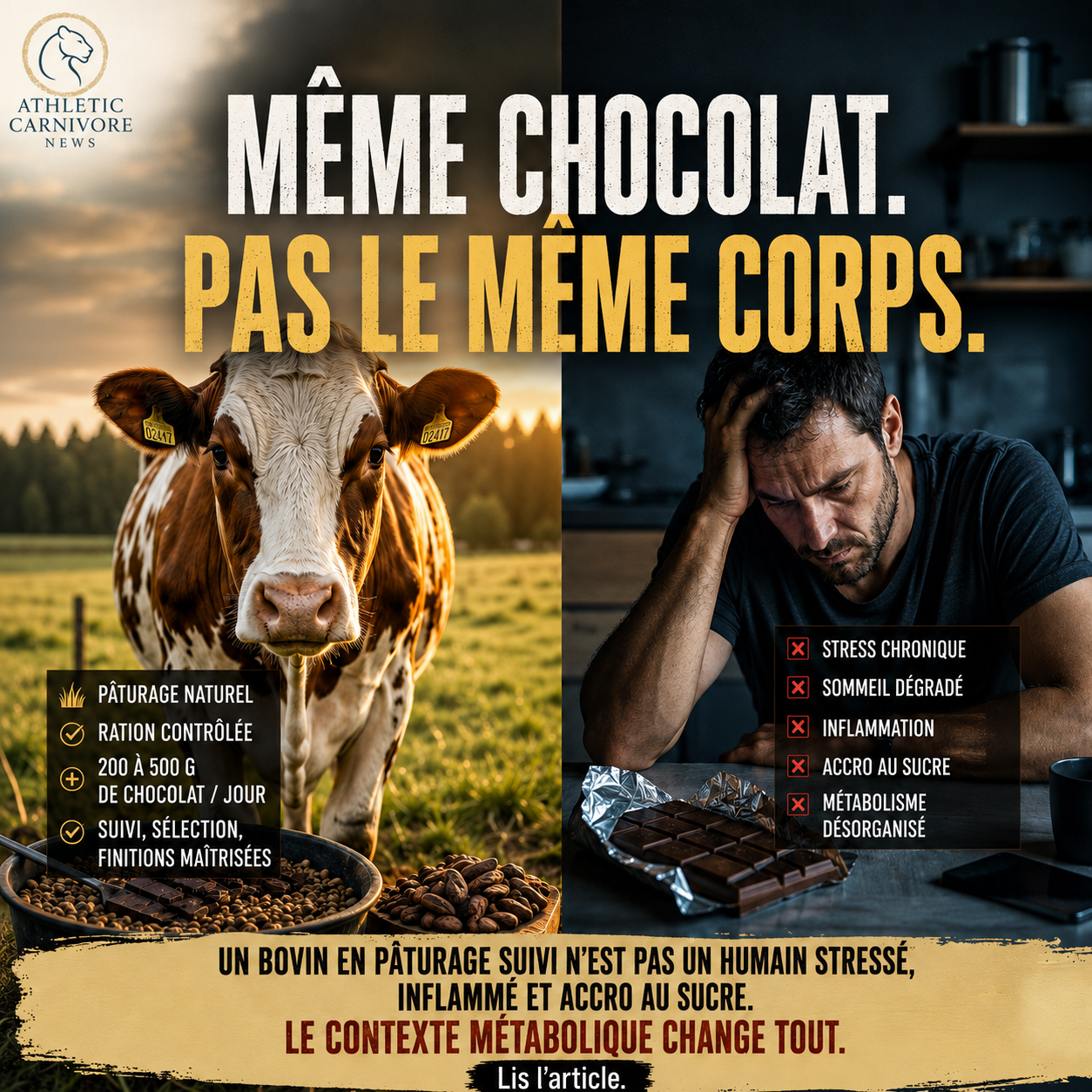 Le bœuf au chocolat : comprendre une finition alimentaire atypique