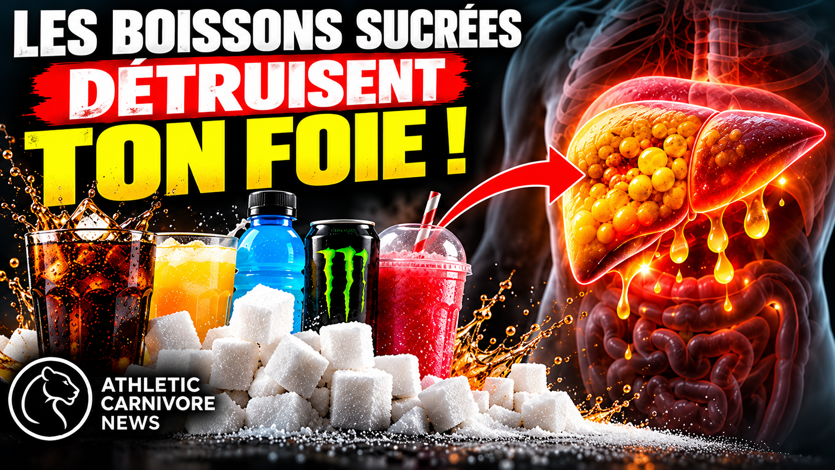 Boissons sucrées : comprendre leur impact réel sur ton foie et ton métabolisme