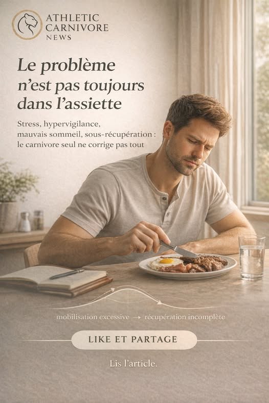 Pourquoi je mange carnivore mais je n’ai ni énergie stable ni clarté mentale
