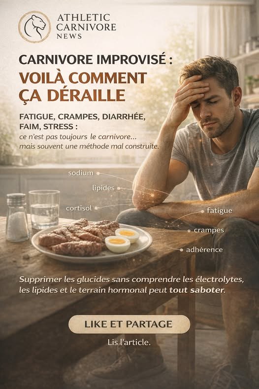 Carnivore improvisé : ce qui déraille quand vous supprimez tout sans comprendre