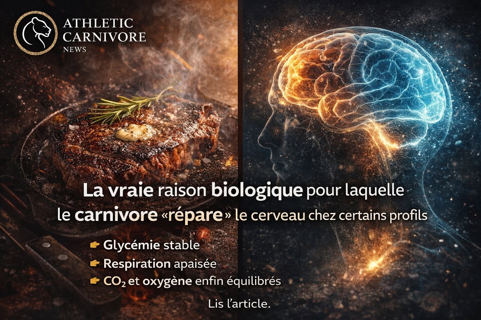 La vraie raison biologique pour laquelle le carnivore “répare” le cerveau chez certains profils