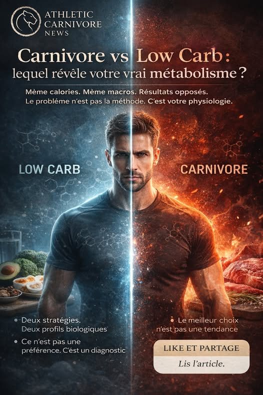 Carnivore ou low carb : le choix qui révèle votre vraie physiologie