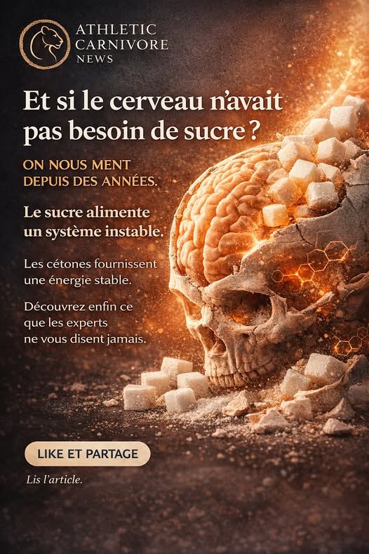 Le cerveau n’a pas besoin de sucre : il a besoin d’énergie stable