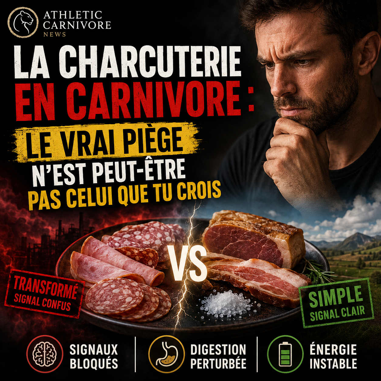 Charcuterie en régime carnivore : le vrai piège à éviter