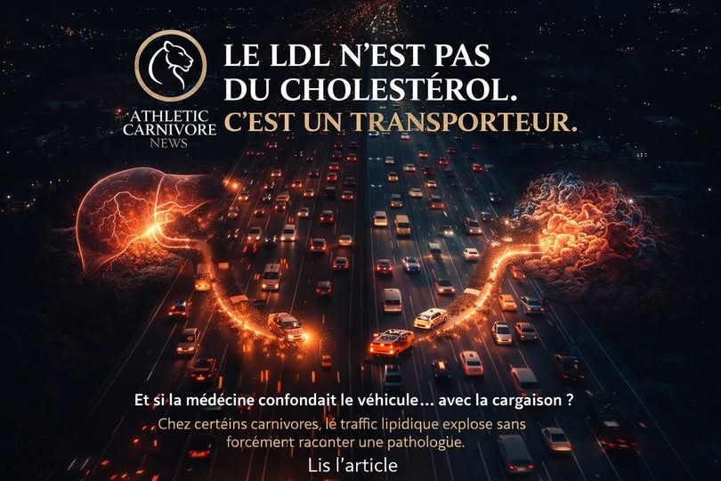 Le cholestérol du carnivore : quand le LDL explose et que la biologie raconte autre chose