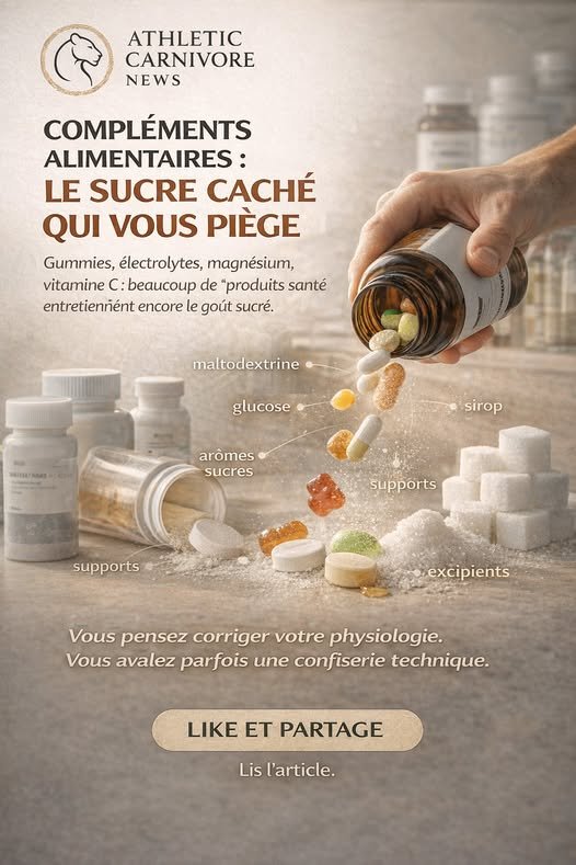 Compléments alimentaires : le sucre caché qui sabote la promesse santé