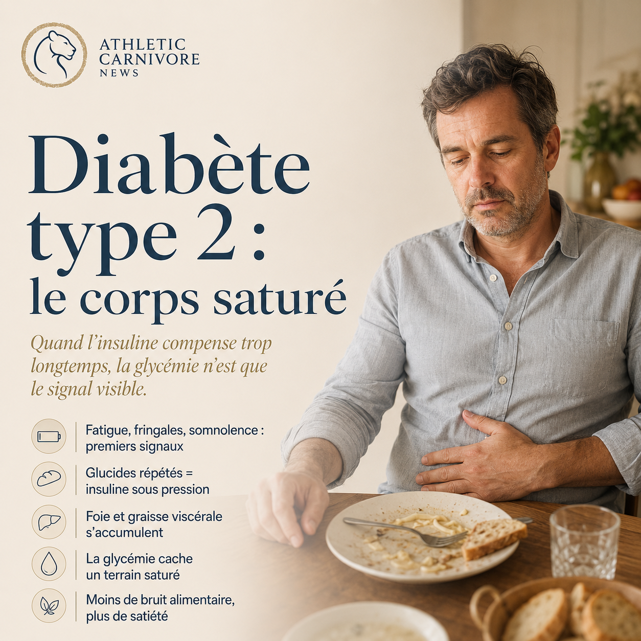 Diabète de type 2 : et si le problème commençait avant la glycémie ?