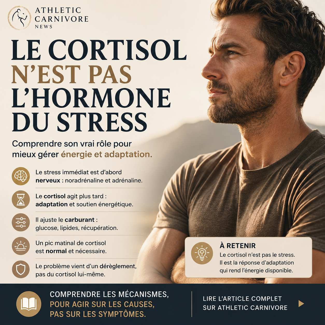 Comprendre le rôle réel du cortisol au-delà du stress