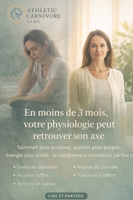 Votre corps n’a peut-être pas changé de nature. Il a changé d’état.
