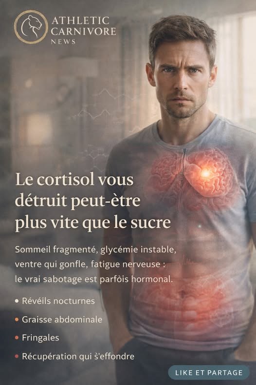 Le cortisol vous détruit peut-être plus vite que le sucre
