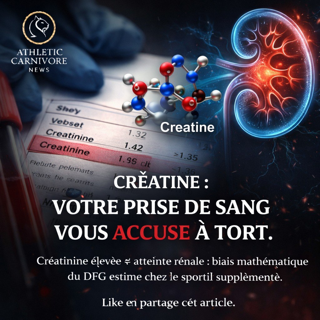 Créatine et prise de sang : quand la créatinine accuse le mauvais coupable