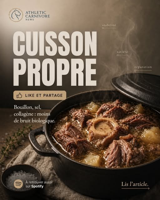 Cuisson de la viande : le détail qui transforme le signal biologique