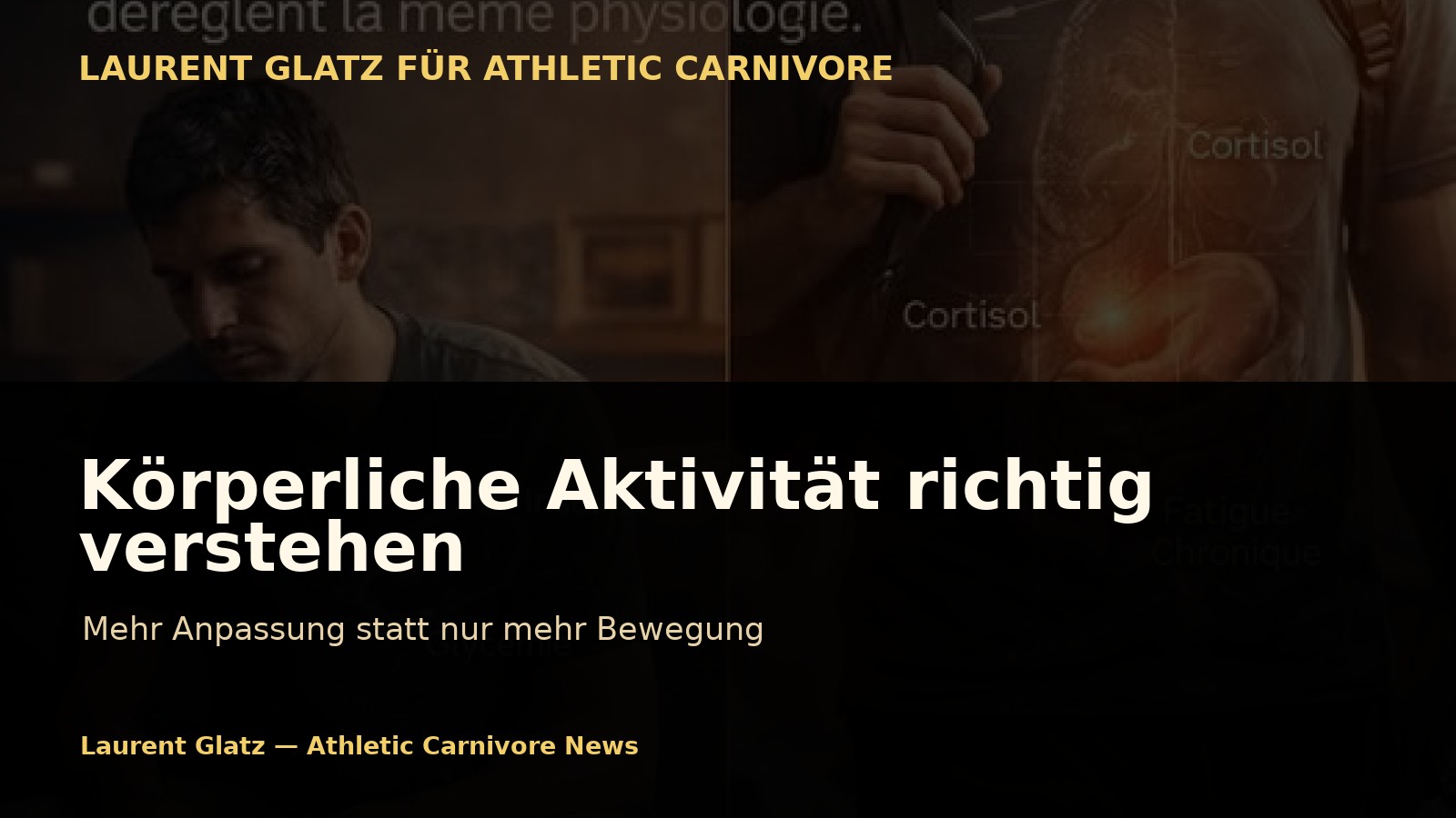 Fehlinterpretierte körperliche Aktivität: Der Körper braucht nicht immer mehr Sport, sondern oft bessere Anpassung