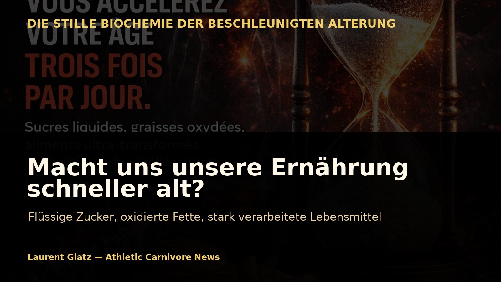 Macht uns unsere Ernährung schneller alt?