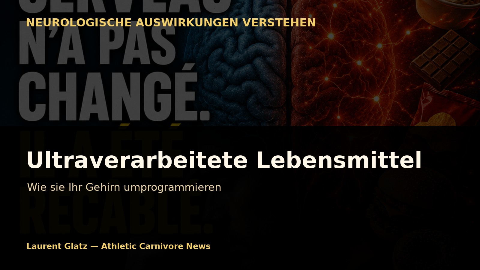 Wie ultraverarbeitete Lebensmittel Ihr Gehirn umprogrammieren