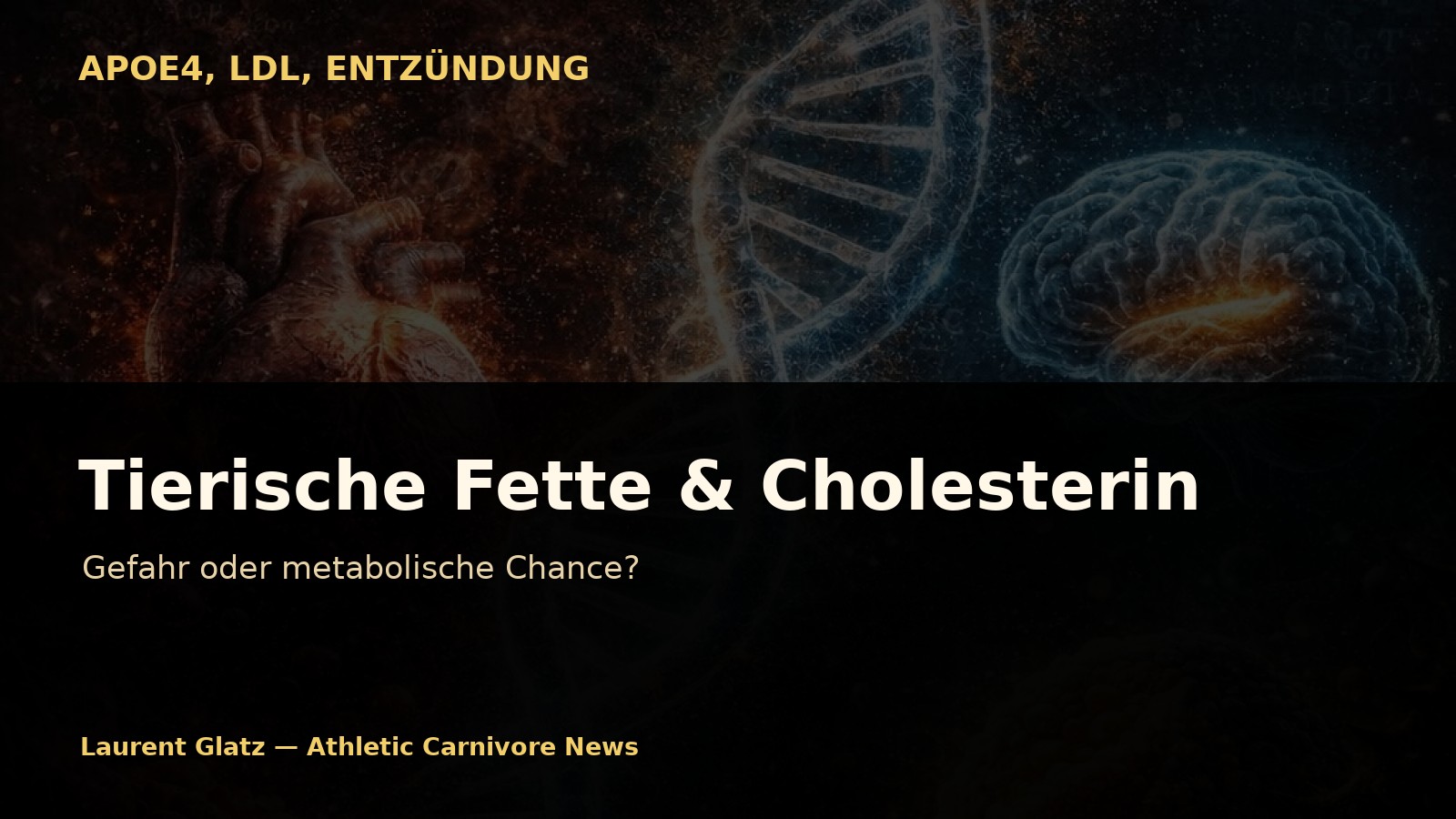 Tierische Fette und Cholesterin-Gene: Gefahr oder Chance?