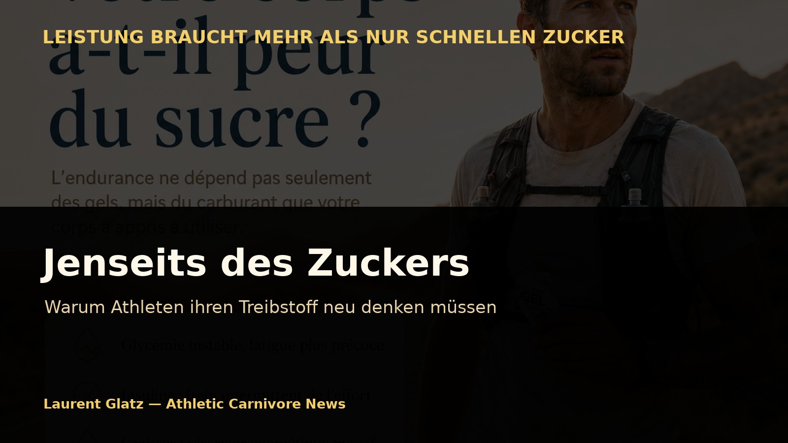 Jenseits des Zuckers: Warum Athleten ihren Treibstoff neu denken müssen