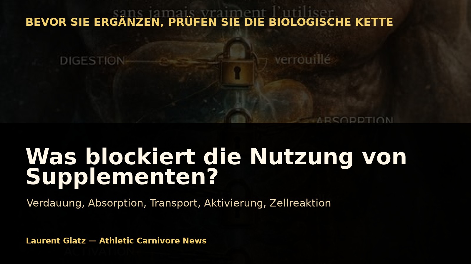 Bevor Sie ein Supplement hinzufügen: Haben Sie wirklich geprüft, was seine Nutzung blockiert?