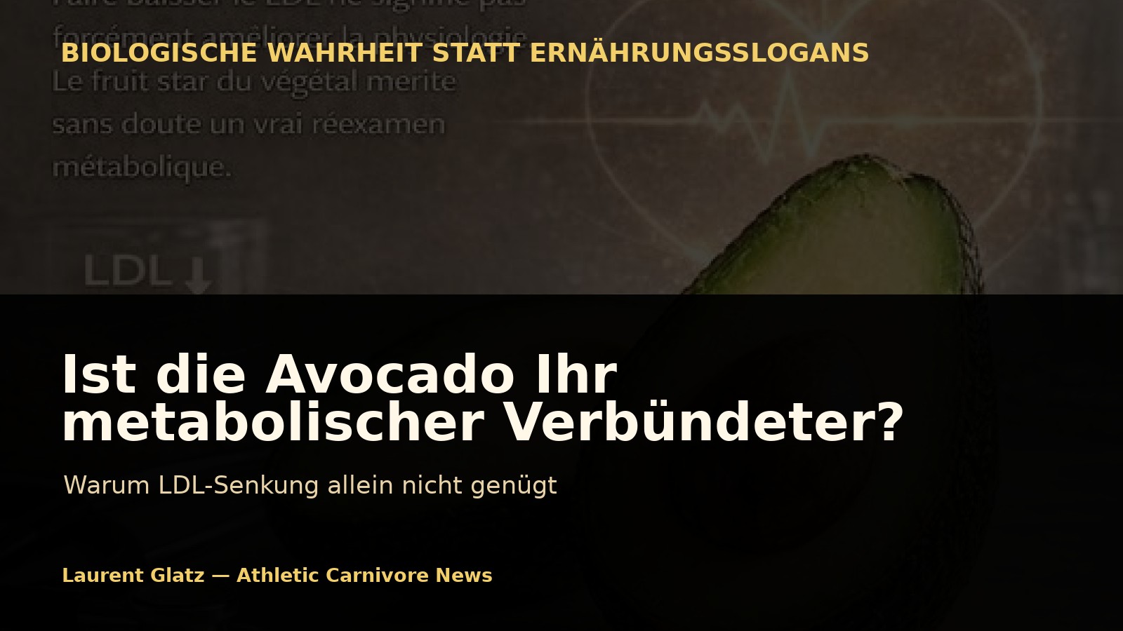 Ist die Avocado wirklich Ihr metabolischer Verbündeter?