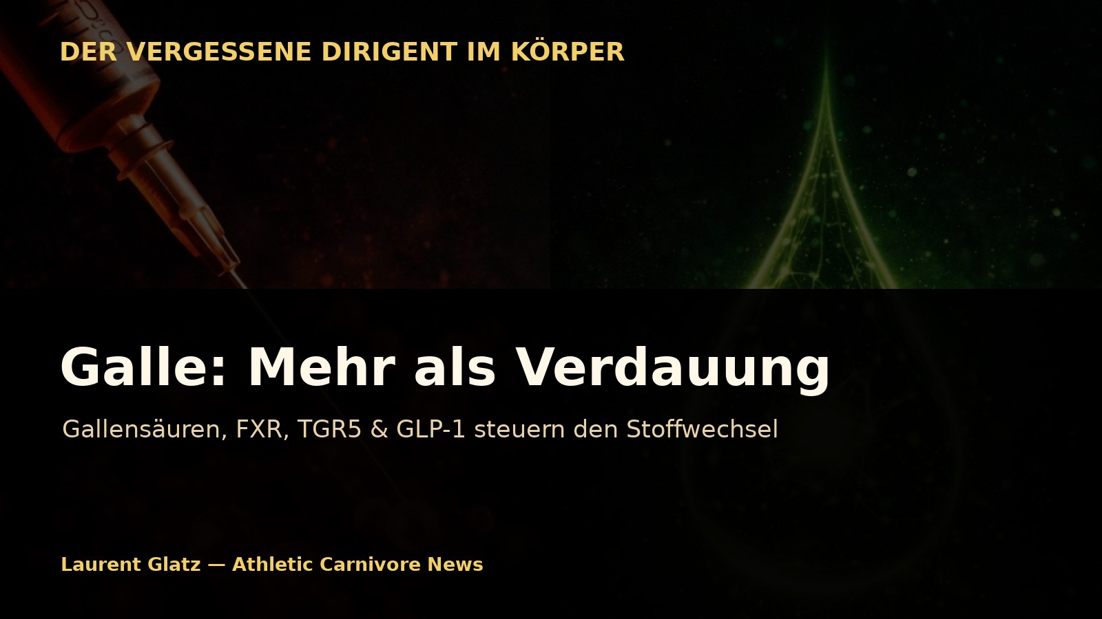 Galle: Einfach nur Verdauungsflüssigkeit oder vergessener Stoffwechseldirigent?