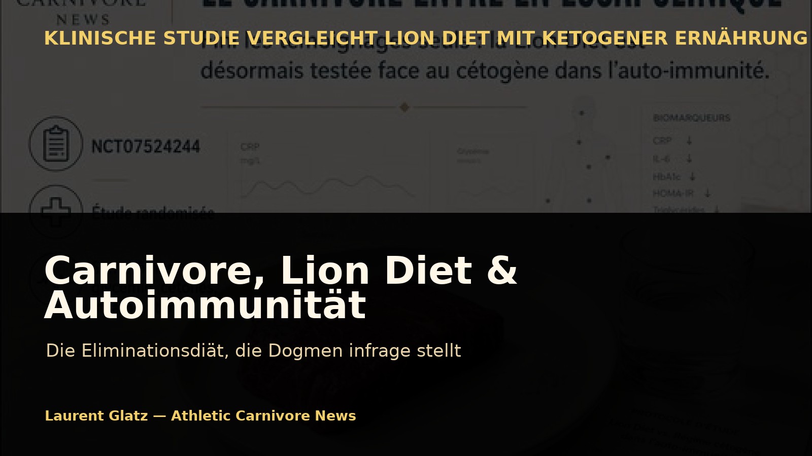 Carnivore, Lion Diet und Autoimmunität: Die Eliminationsdiät, die Dogmen infrage stellt