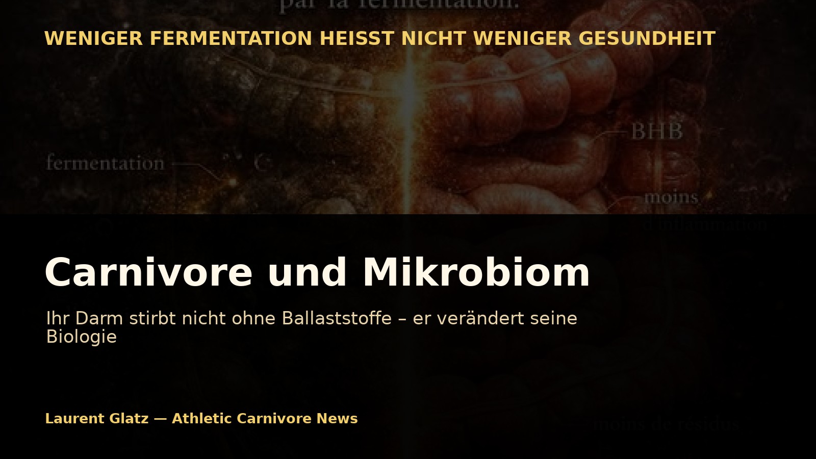Carnivore und Mikrobiom: Nein, Ihr Darm stirbt nicht ohne Ballaststoffe