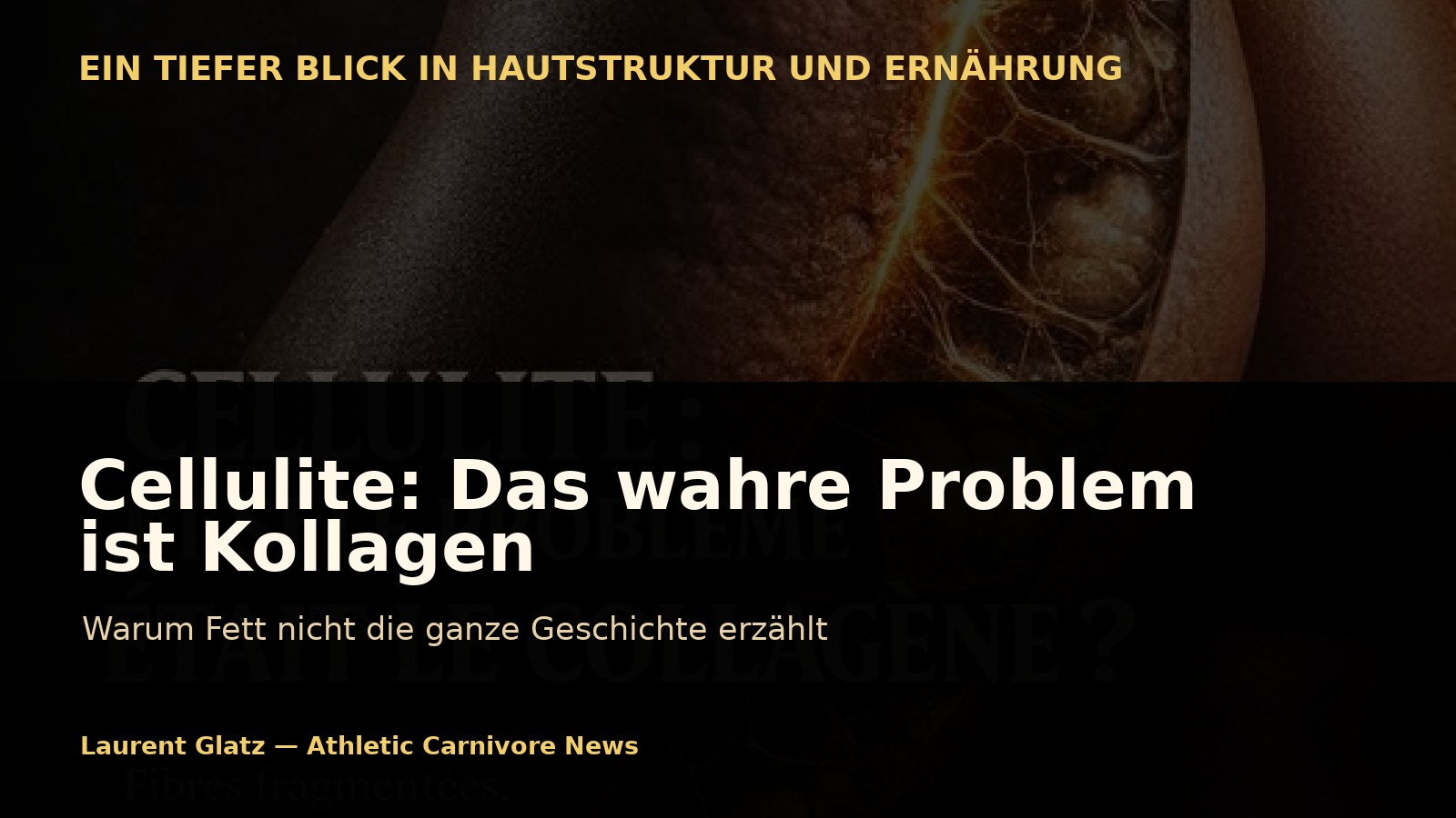 Cellulite: Ist Kollagen das eigentliche Problem?
