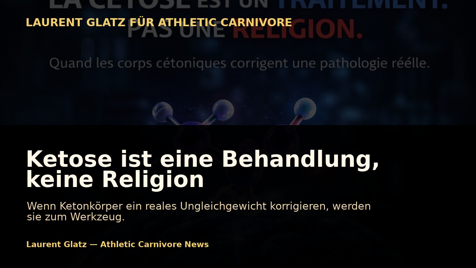 Ketose ist eine Behandlung, keine Religion