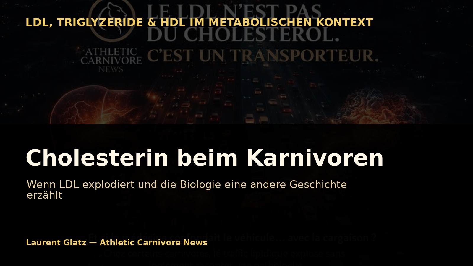 Das Cholesterin des Karnivoren: Wenn LDL explodiert und die Biologie eine andere Geschichte erzählt