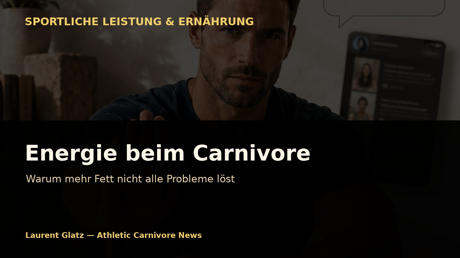 Energie beim Carnivore: Warum mehr Fett nicht alle Probleme löst