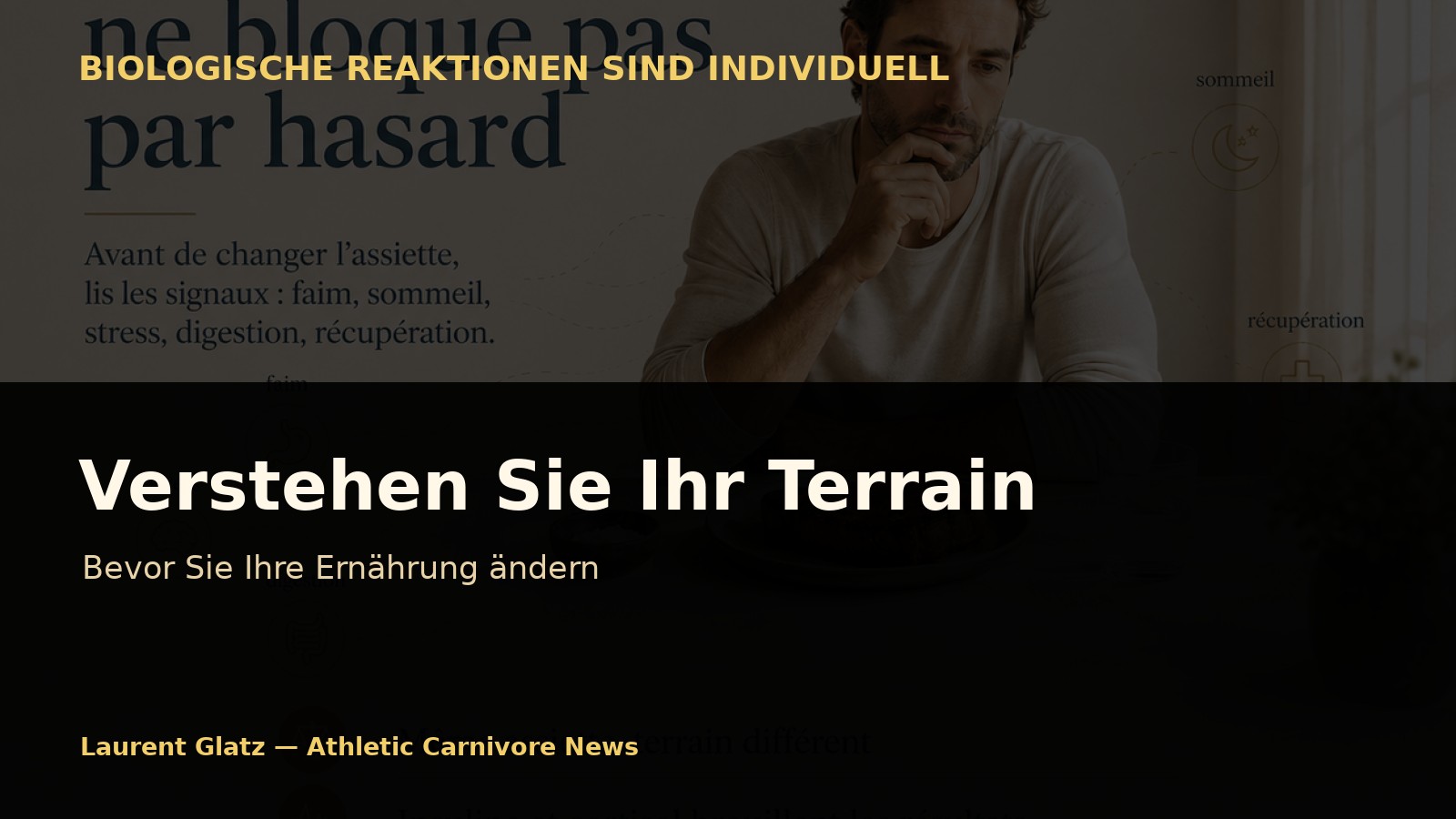 Bevor Sie Ihre Ernährung ändern, verstehen Sie zuerst Ihr individuelles Terrain