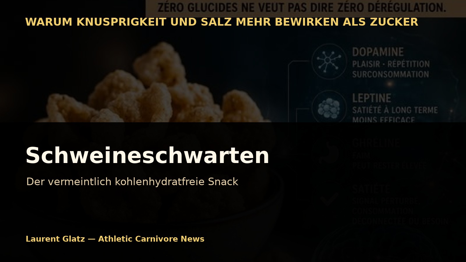 Schweineschwarten: Der vermeintlich kohlenhydratfreie Freund des modernen Karnivoren