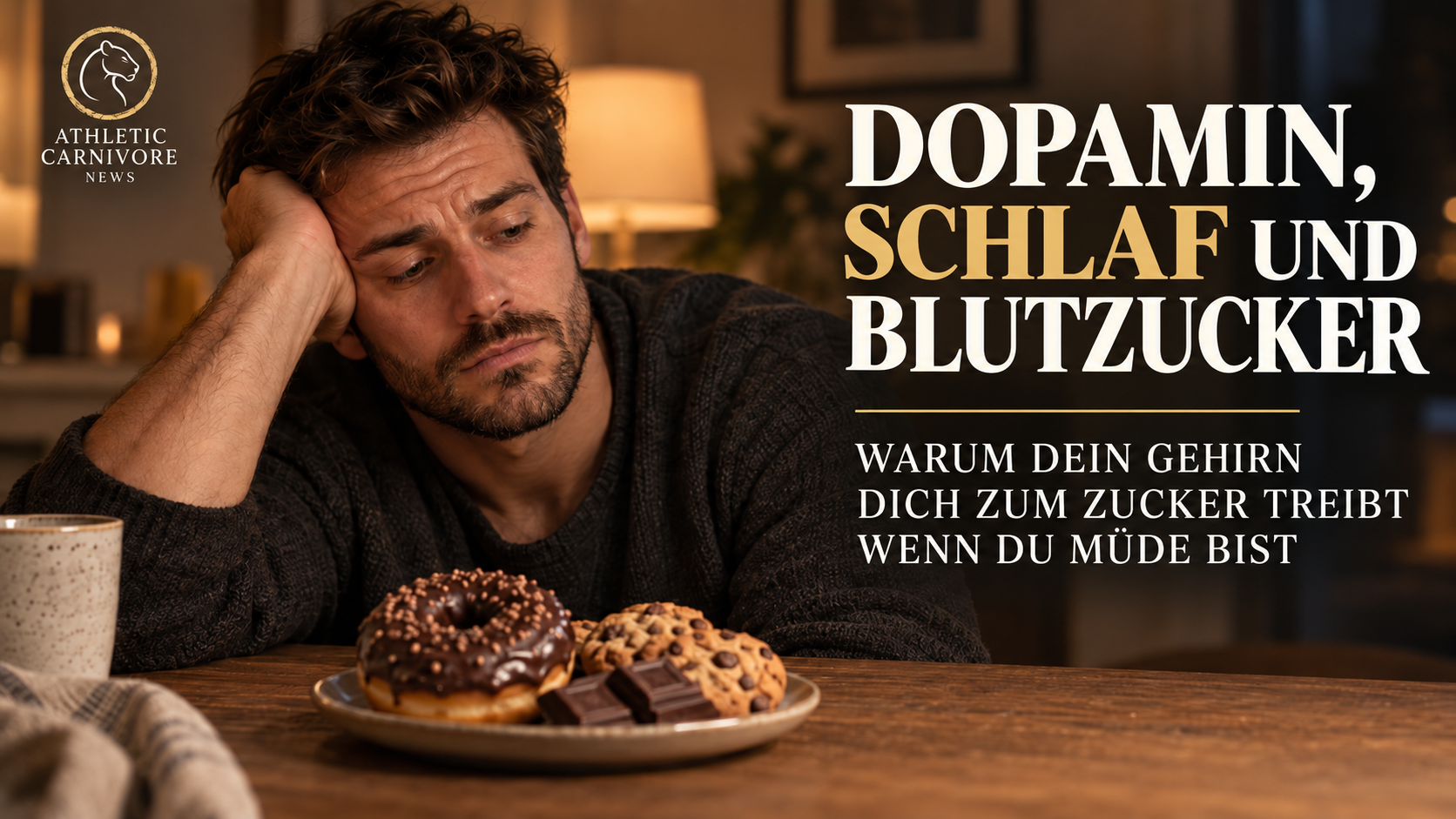 Warum du bei Müdigkeit Heißhunger auf Zucker bekommst: Dopamin, Schlaf und Blutzucker erklärt