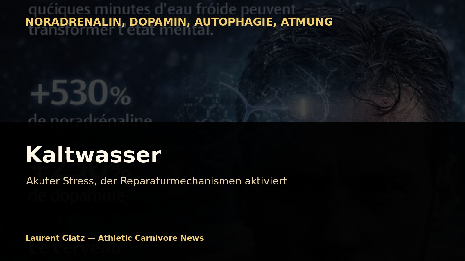 Kaltwasser: Der akute Stress, der Reparaturmechanismen aktiviert