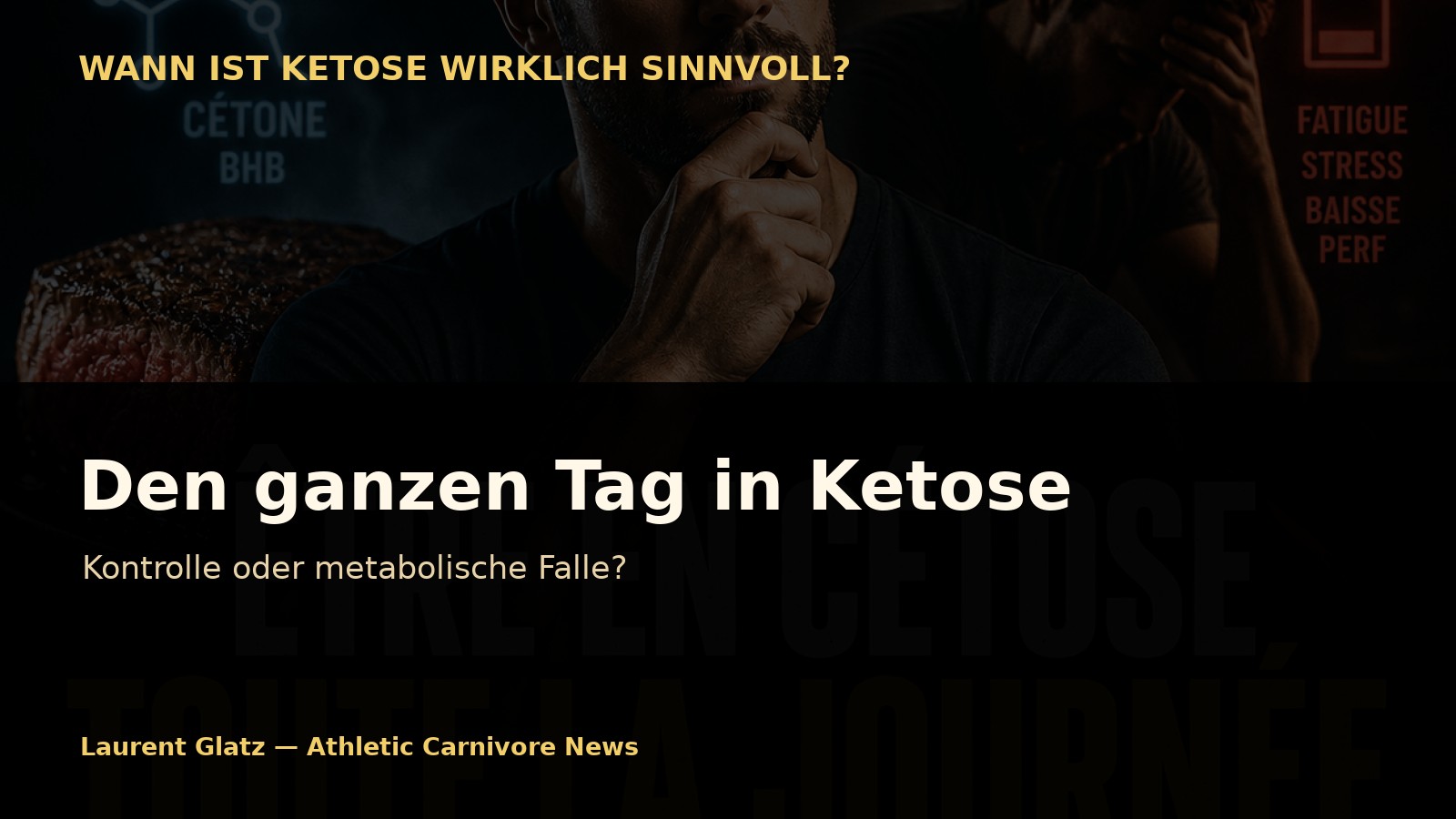 Den ganzen Tag in Ketose: Kontrolle oder metabolische Falle?