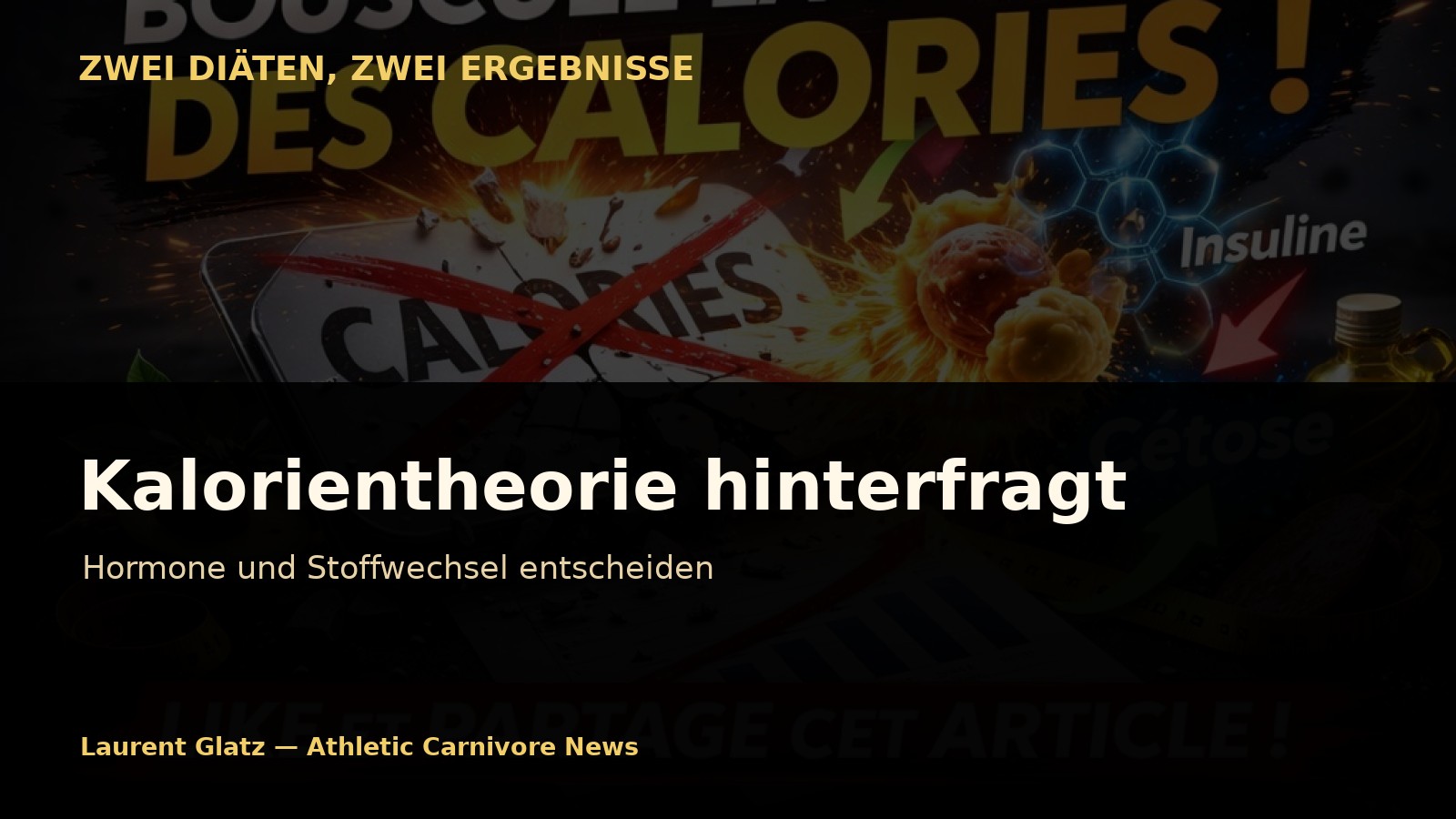 Die klinische Studie, die die Kalorientheorie infrage stellt
