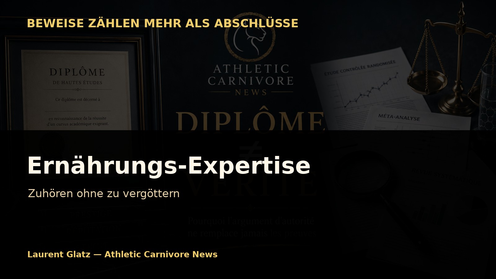Ernährungs-Expertise: Zuhören ohne zu vergöttern