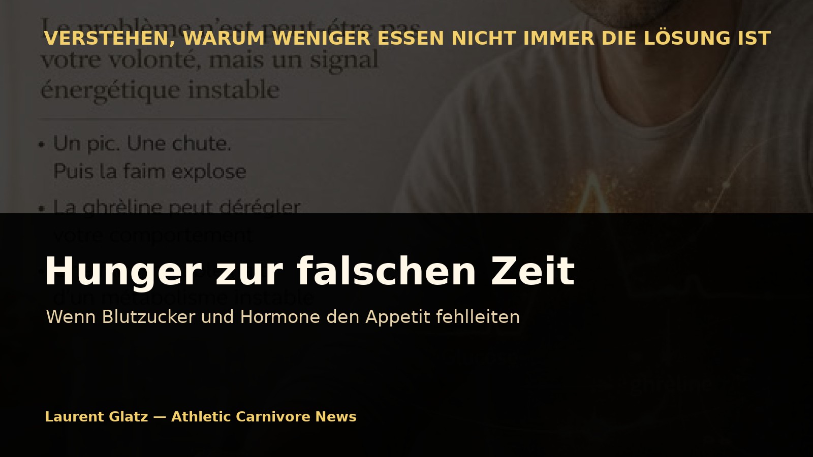 Sie essen nicht zu viel: Sie haben Hunger zur falschen Zeit