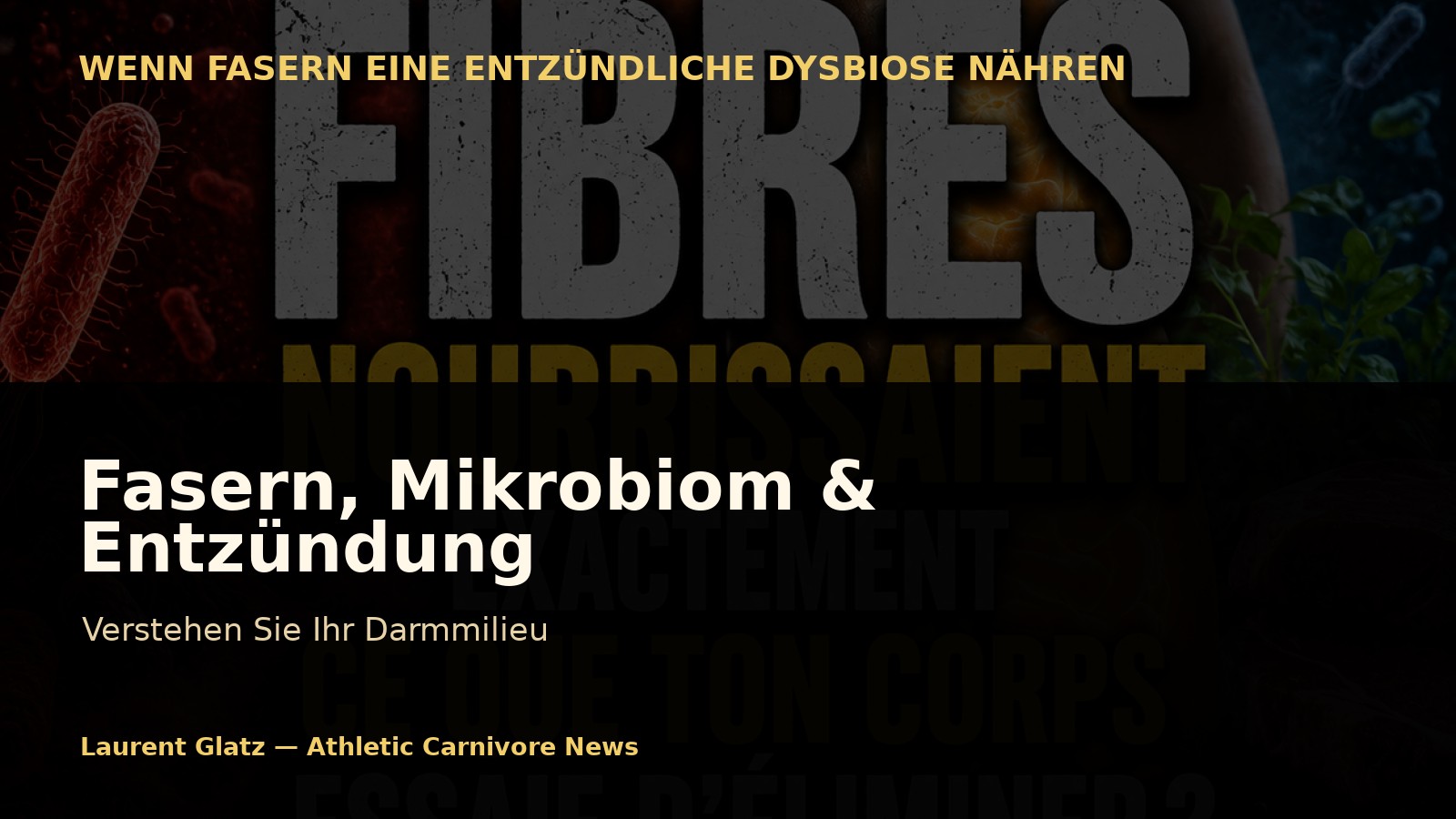 Fasern, Mikrobiom und Entzündung: Verstehen Sie Ihr Darmmilieu