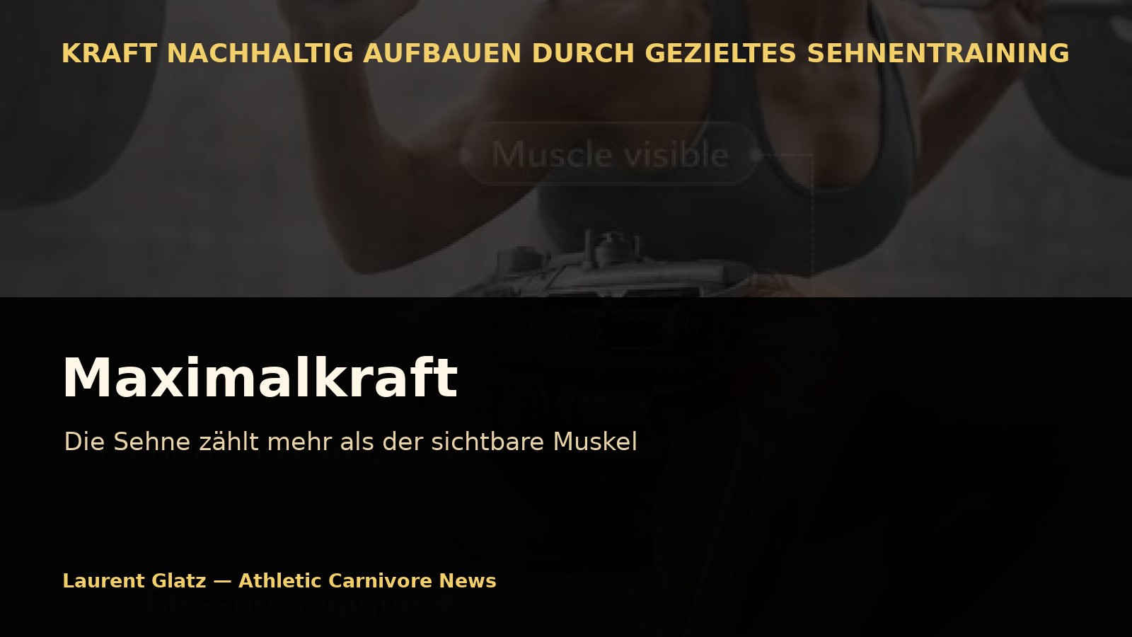 Maximalkraft: Die Sehne zählt mehr als der sichtbare Muskel