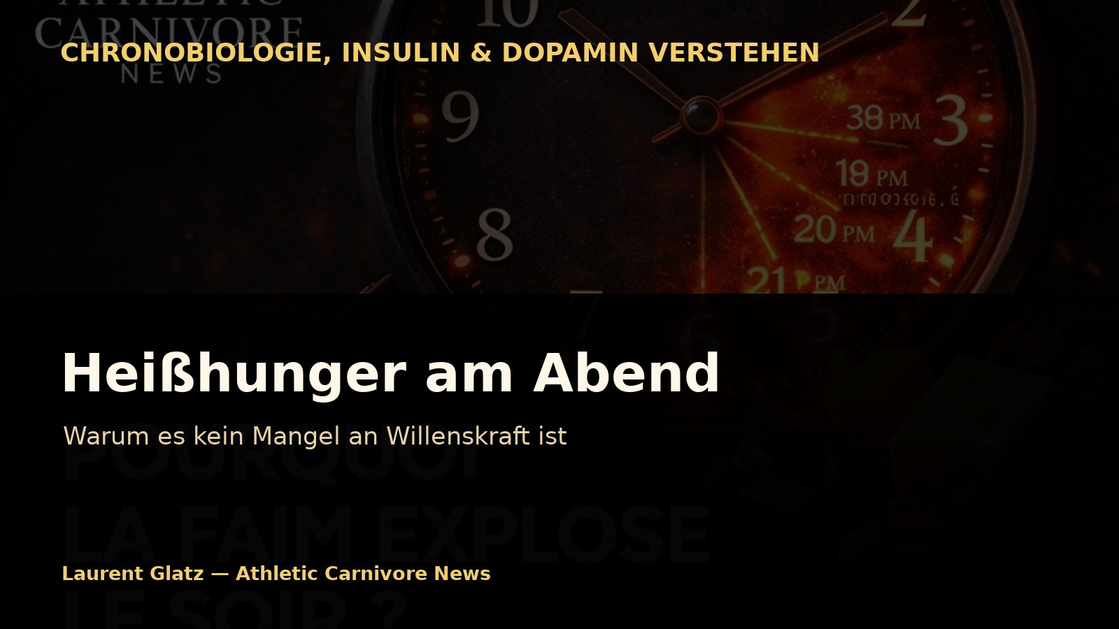 Diese Heißhungerattacken am Abend sind kein Mangel an Willenskraft