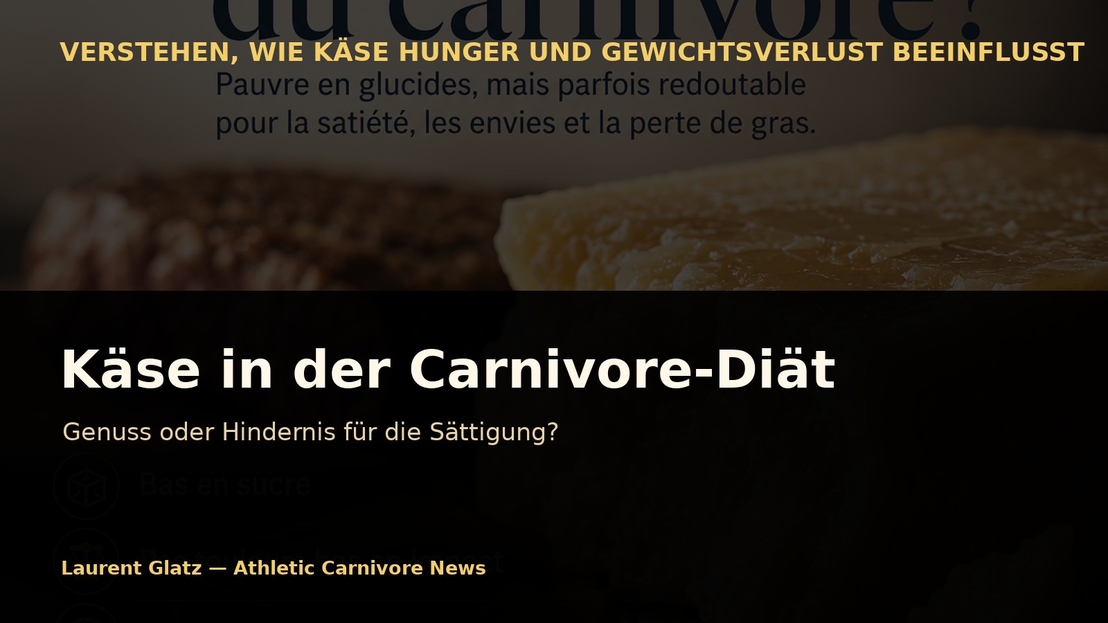 Käse in der Carnivore-Diät: Genuss oder Hindernis für das Sättigungsgefühl?