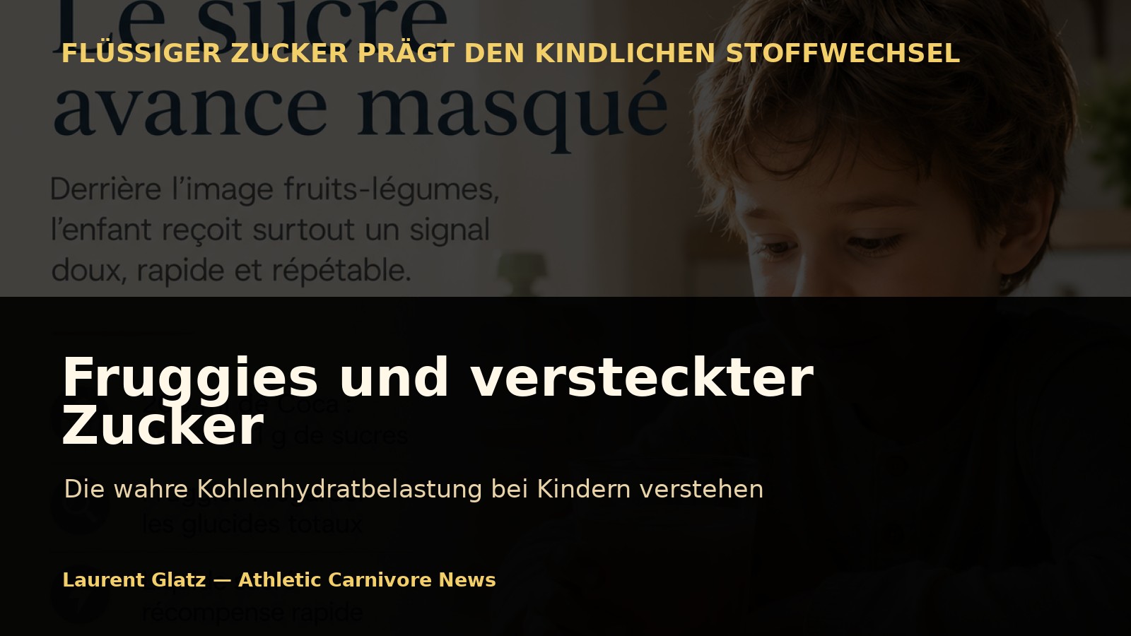 Fruggies und versteckter Zucker: Die wahre Kohlenhydratbelastung bei Kindern verstehen
